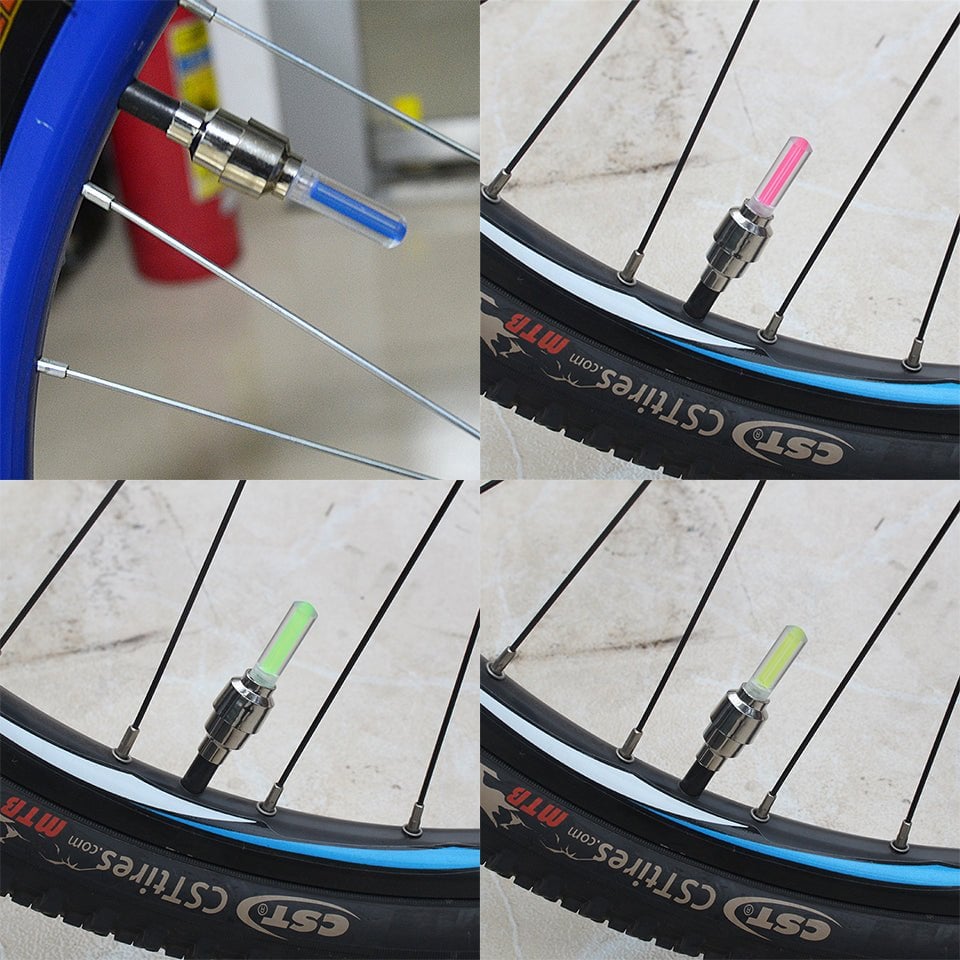 FlashRide - Auto-On LED Wheel Visibility Lights