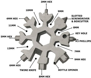 ArcticTool | 18 in 1 Multi Functional Key Chain