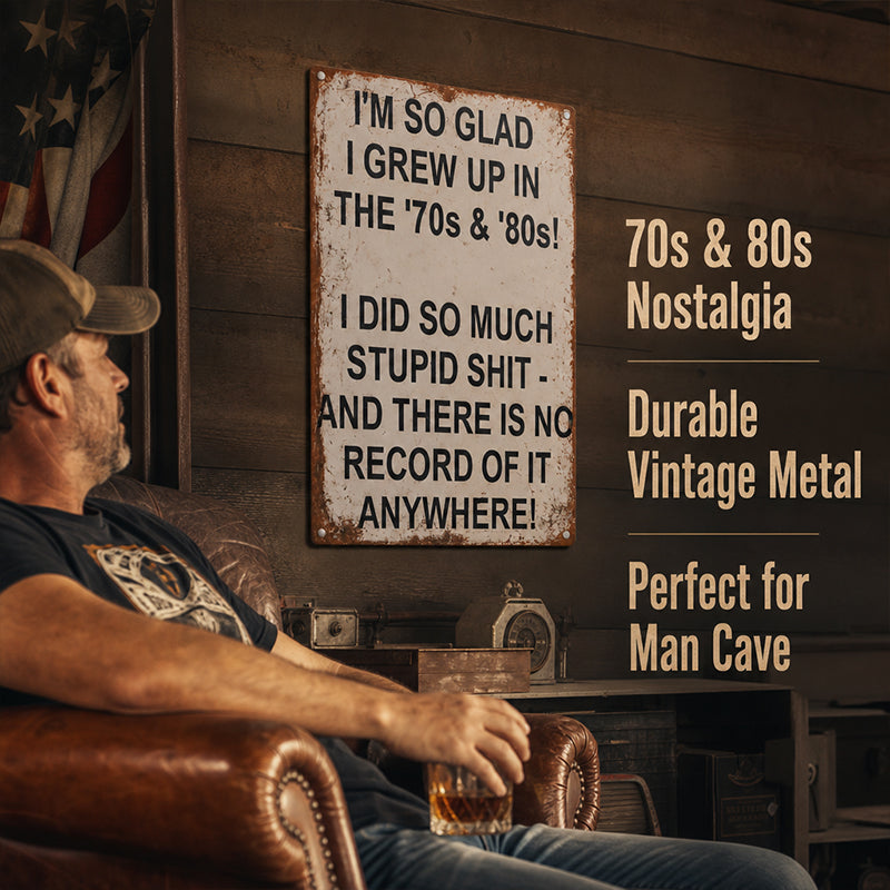 FortunateFinds – Retro Nostalgia Metal Sign