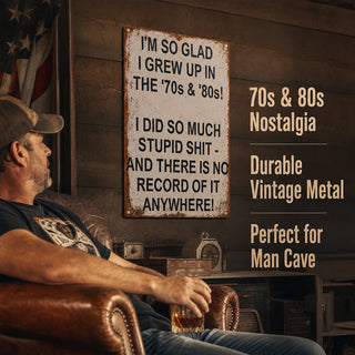 FortunateFinds – Retro Nostalgia Metal Sign