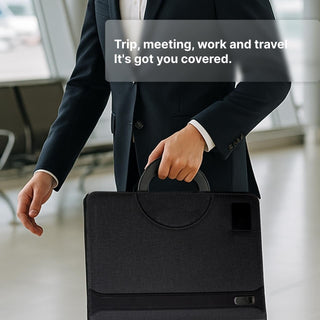 OfficeCore – Executive Leather Padfolio With 8000mAh Power Bank