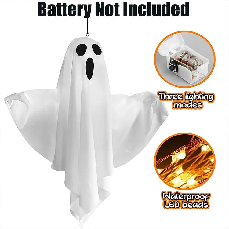 MysticGlow - Halloween Enchanted Ghost Chandelier