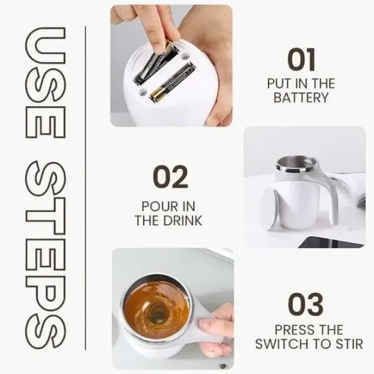 SipStir - The Self-Stirring Mug Companion Marnetic