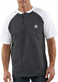 StyleFusion – Premium Color Block Casual Shirt
