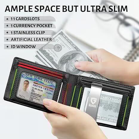NovaHide - Lightweight RFID Blocking Card Wallet