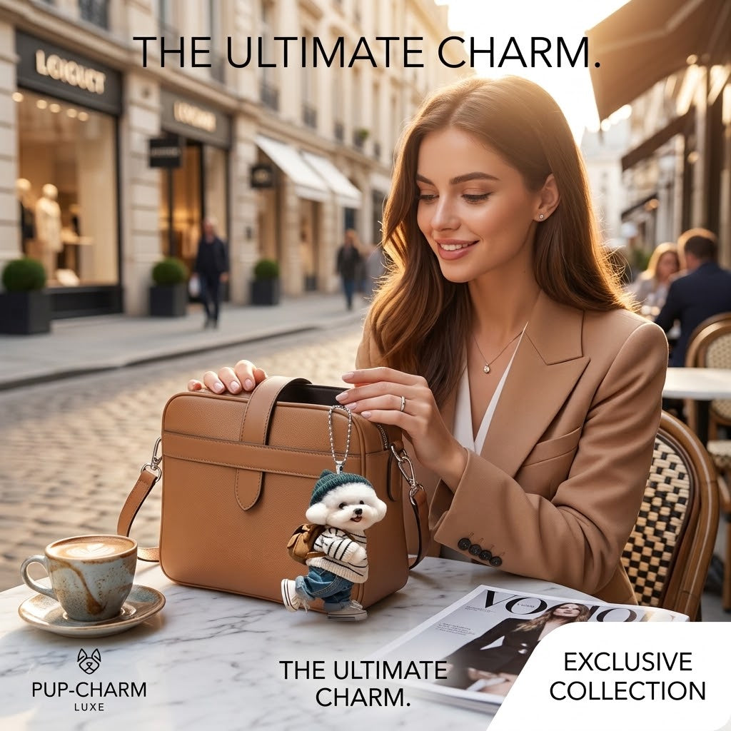 TeddyCharm – Premium 3D Puppy Key Charm