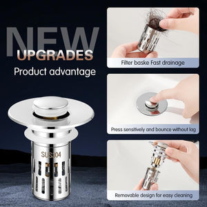 DrainGuard - Universal Stainless Steel Strainer