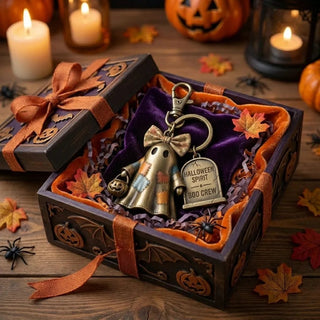 BooCharm – Halloween Ghost Keychain