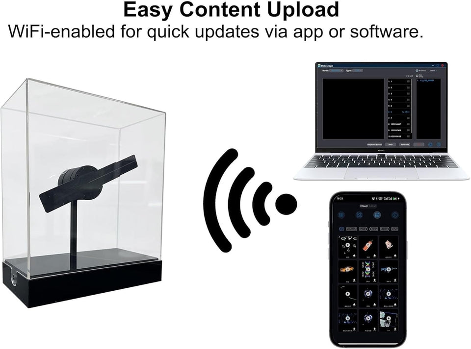 🎁Christmas Special Offer🎅🌲3D Hologram LED Fan Projector