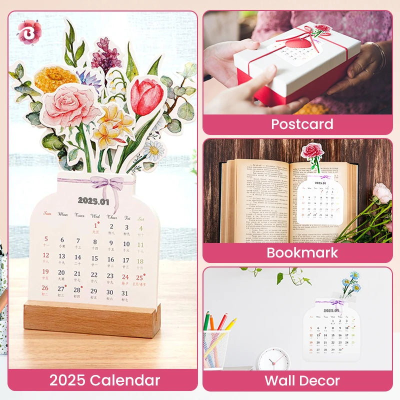 FloralGlow - 2025 Blooming Flower Calendar