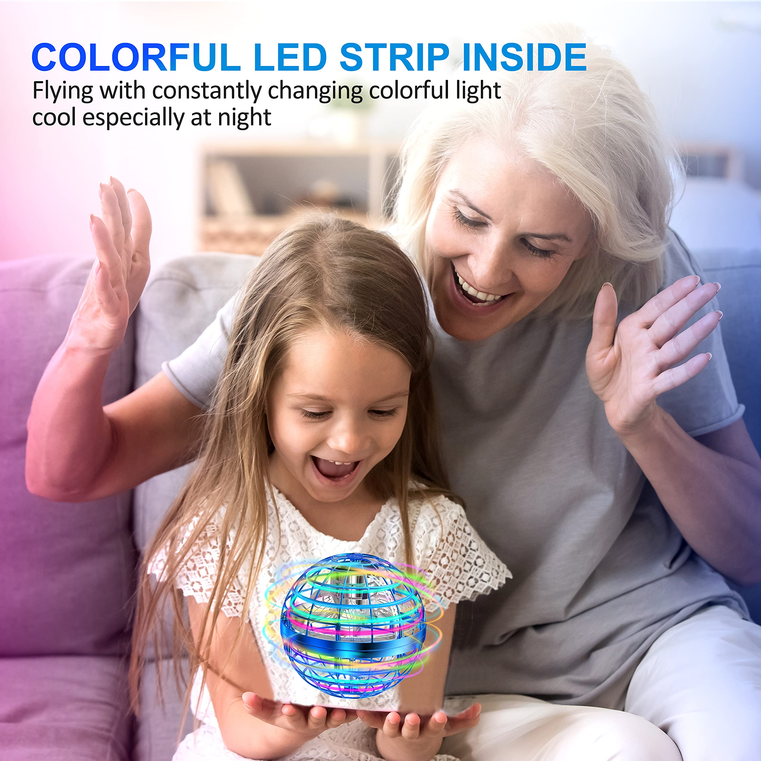 AeroSphere - Self-Returning LED Toy