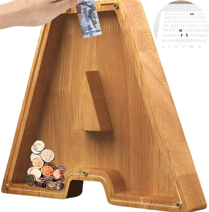 SmoothSaver - Handcrafted Wooden Piggy Bank