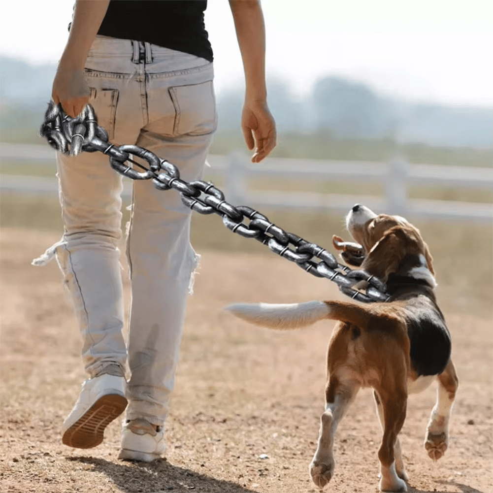 FlexChain – Life-Like Iron Chain Dog Leash for Strong Control