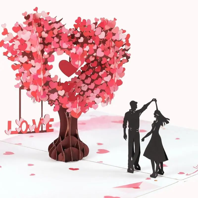 HeartNest – 3D Pop-Up Anniversary Card for Couples