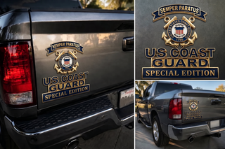 🇺🇸 Last Day Promo: 49% OFF 🎖️-US Coast Guard Semper Paratus Car Emblem Metal Badge - ✈️Buy 2 Free Shipping Today!