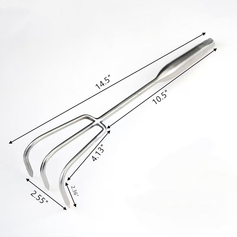 SoilTamer - Durable Stainless Steel Rake