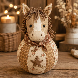 StitchBloom – Patchwork Fabric Doll DIY Craft Kit