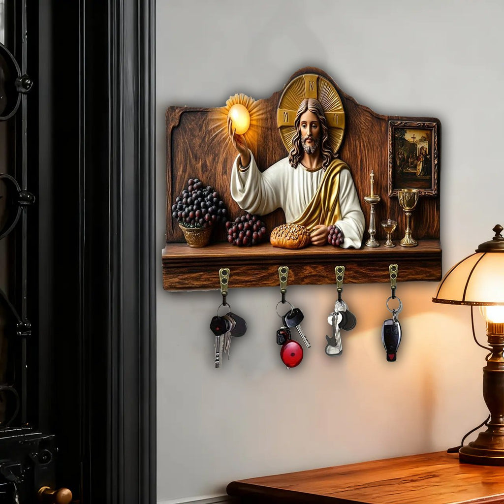 Cross & Cradle - Nativity-Themed Christian Wall Decor