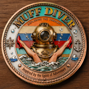 🏆Black Friday 60% OFF - 🍻 “Muff Diver – Exploring the Realm of Adventure” Commemorative Coin ⚓️