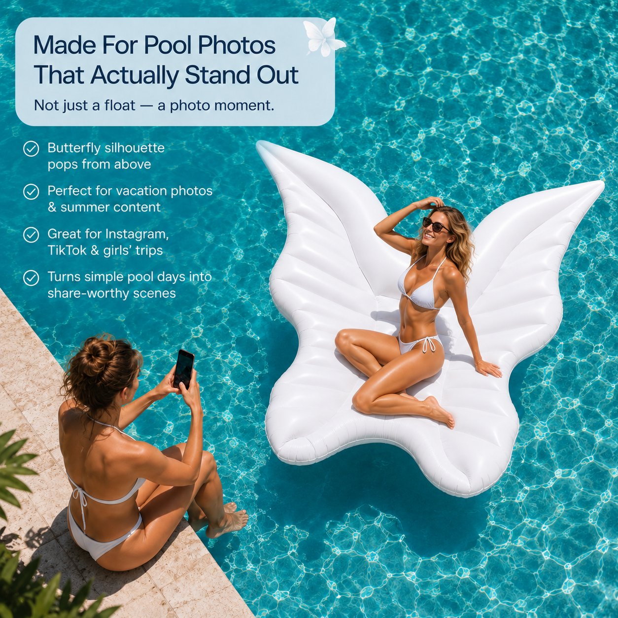 SplashAura – Giant Butterfly Pool Lounger