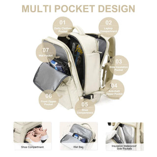 Waterproof Travel Backpack for Women marnetic