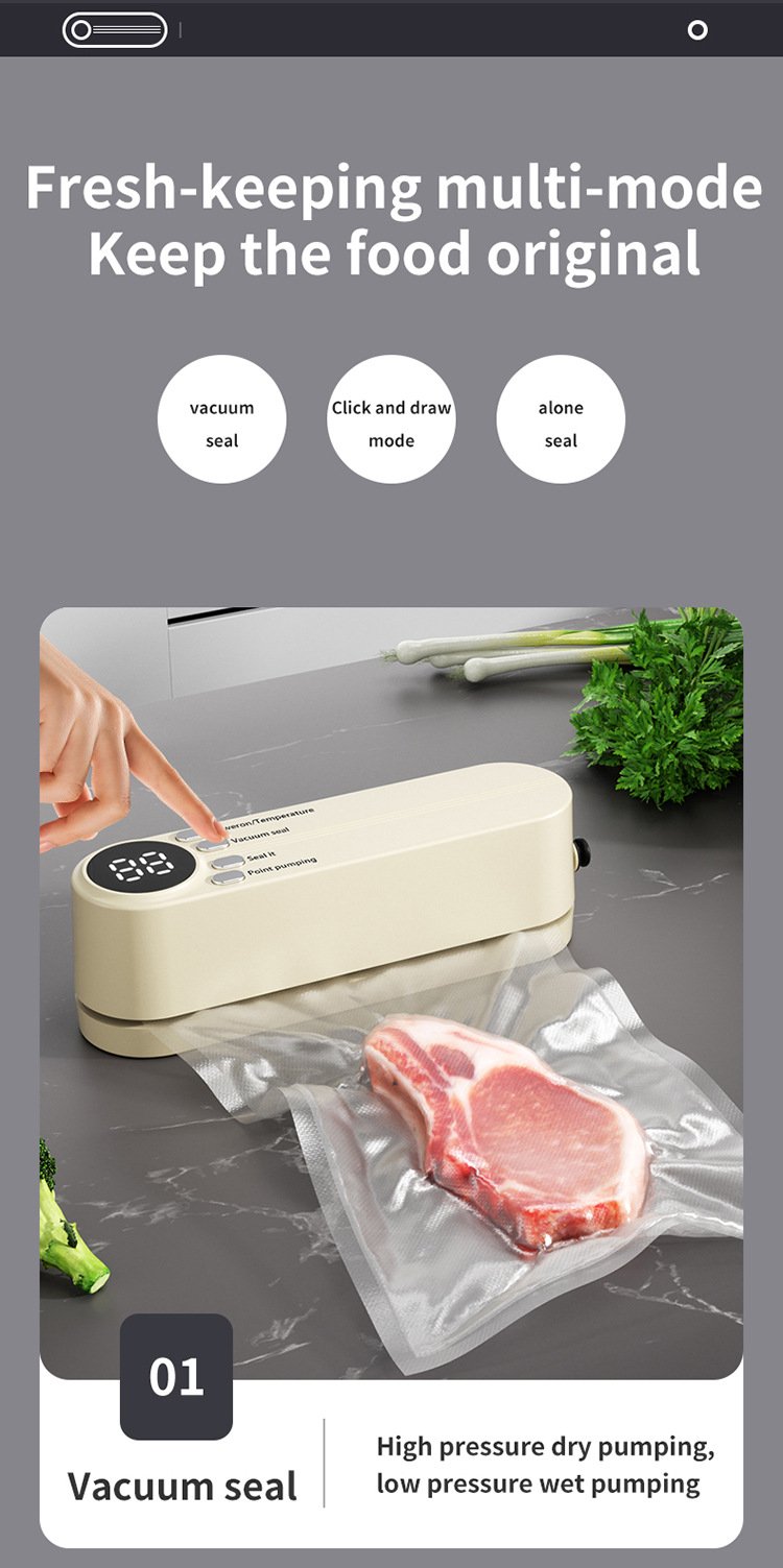 FreshLock – Mini Wireless Vacuum Sealer