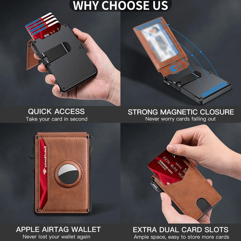MetroSlim Wallet | Premium Leather & RFID Protection