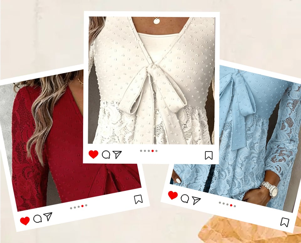 UrbanGrace - Women’s V-Neck Blouse