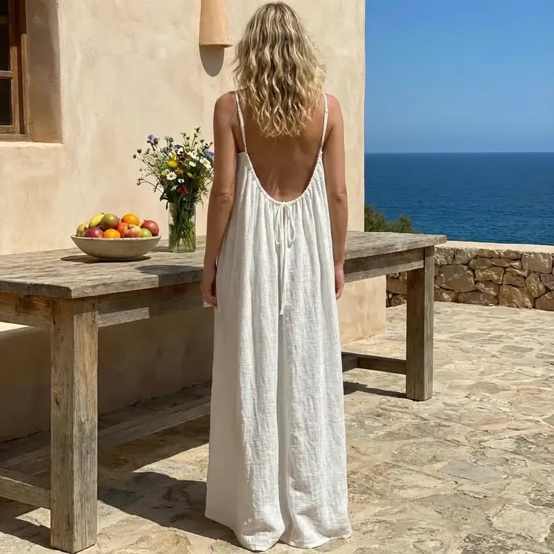 TwilightElegance - Backless Silhouette Dress