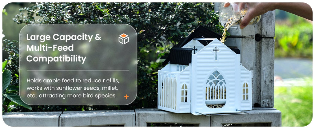 FeatherGlow – Solar Powered Light Up Bird Feeder