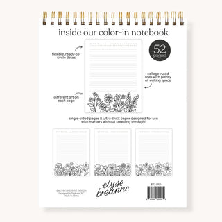 ZenJournal - Mindful Coloring And Planning Notebook