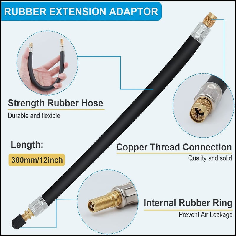 AutoExtend - Universal Tire Valve Extenders