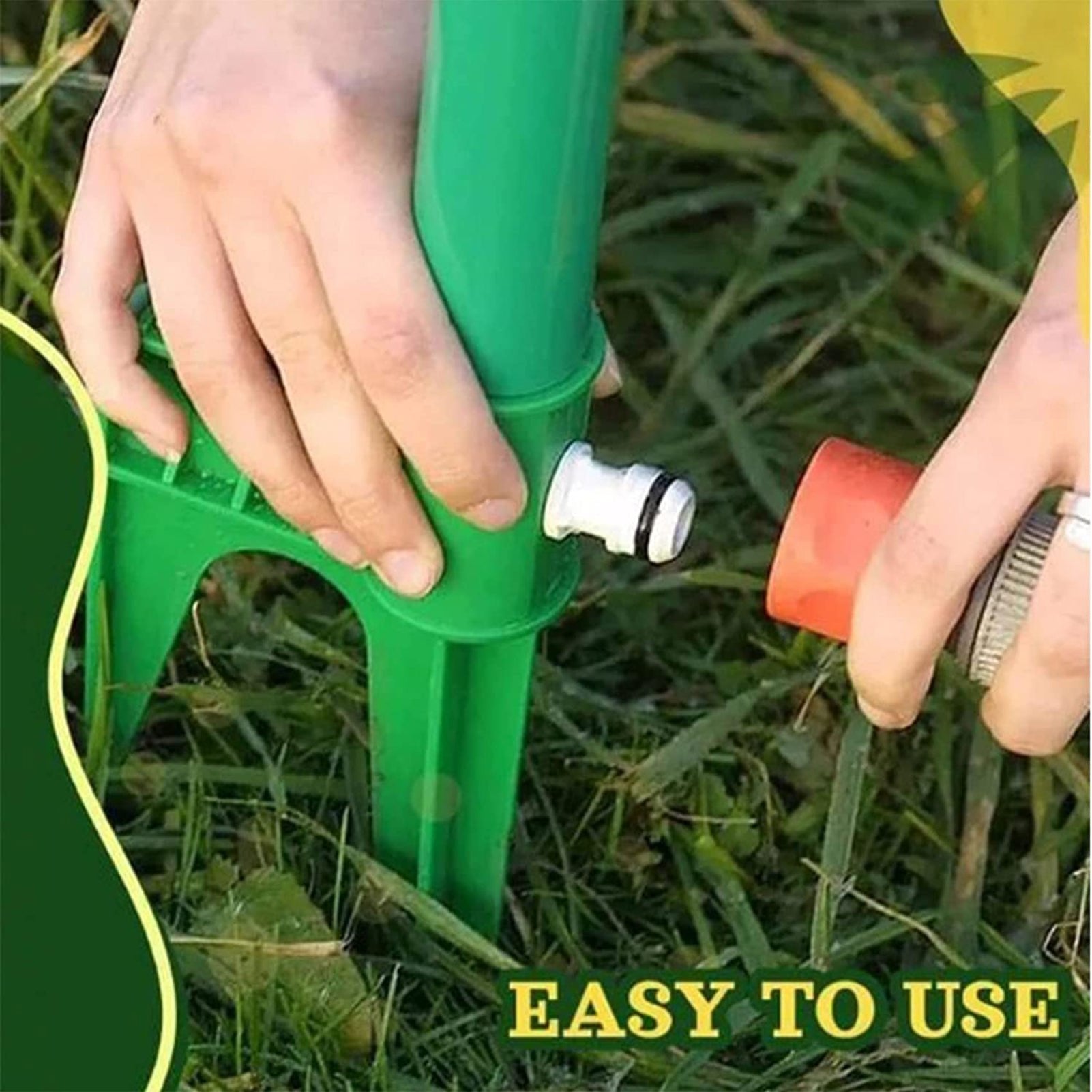 GardenGiggle - Rotating Daisy Lawn Sprinkler – Fun for Kids & Pets