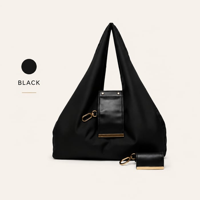 LuxeFold – Stylish 2-in-1 Convertible Carry Bag