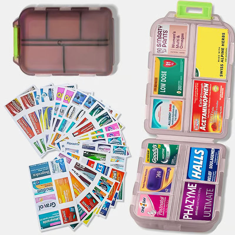 HealthPack – Customizable Travel Pill Storage Box