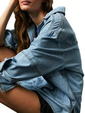 UrbanHue – Stylish Denim Comfort Top