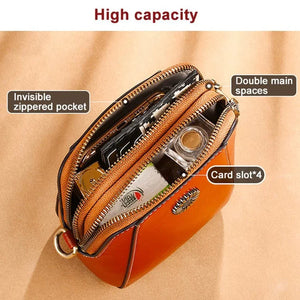 Retro Cowhide Shoulder Bag marnetic