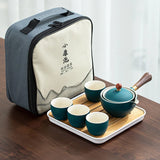 TeaVoyage 360° - The Portable Tea Maker Set with 4 Cups and Travel Bag
