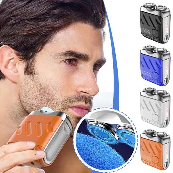 SmoothEdge – Portable Dual Ring Rotary Electric Shaver