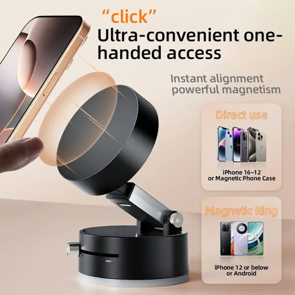 MagGrip – Vacuum Suction Magnetic Phone Stand