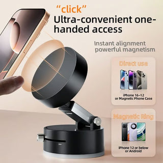 MagGrip – Vacuum Suction Magnetic Phone Stand