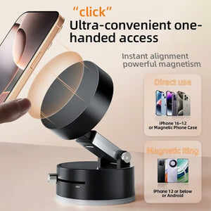 MagGrip – Vacuum Suction Magnetic Phone Stand
