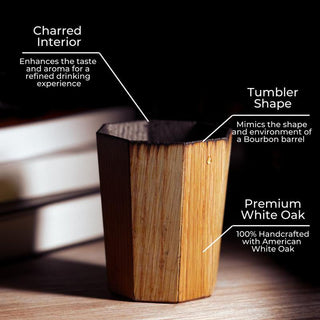 OakEssence - Handcrafted Charred Whiskey Cup