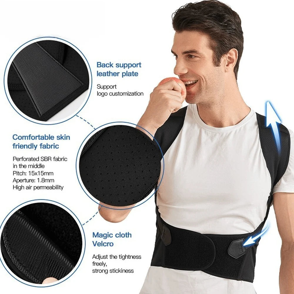 FlexiPosture Adjustable Support Belt marnetic