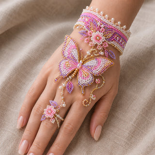 🔥 49% OFF – DIY Beaded Hand Bracelet Kit – Create Your Own Wearable Art🔥Last 4 hours🔥BUY 3 GET 1 FREE (Add 4 Pcs To Cart)