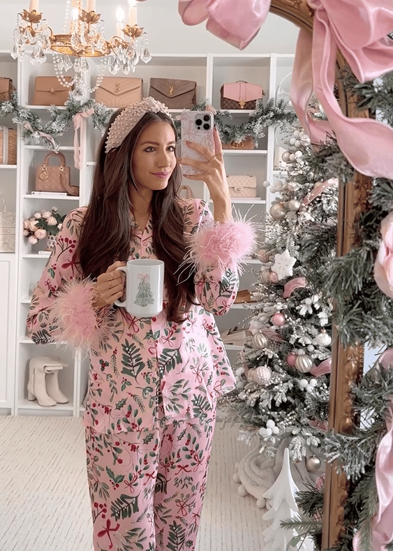 TWINBLISS - Mommy & Me Feather Pajama Set | Soft, Stylish, Stunning