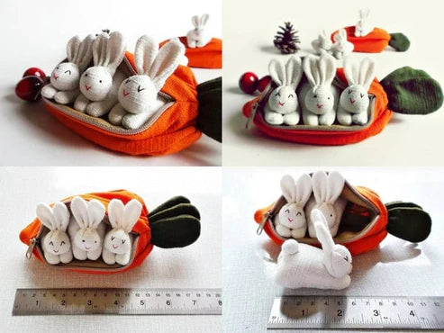 BunnyPeek – Hide & Seek Carrot Pouch