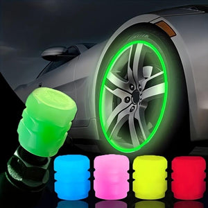 StarWheel - Fluorescent Valve Caps | Ride Bright at Night