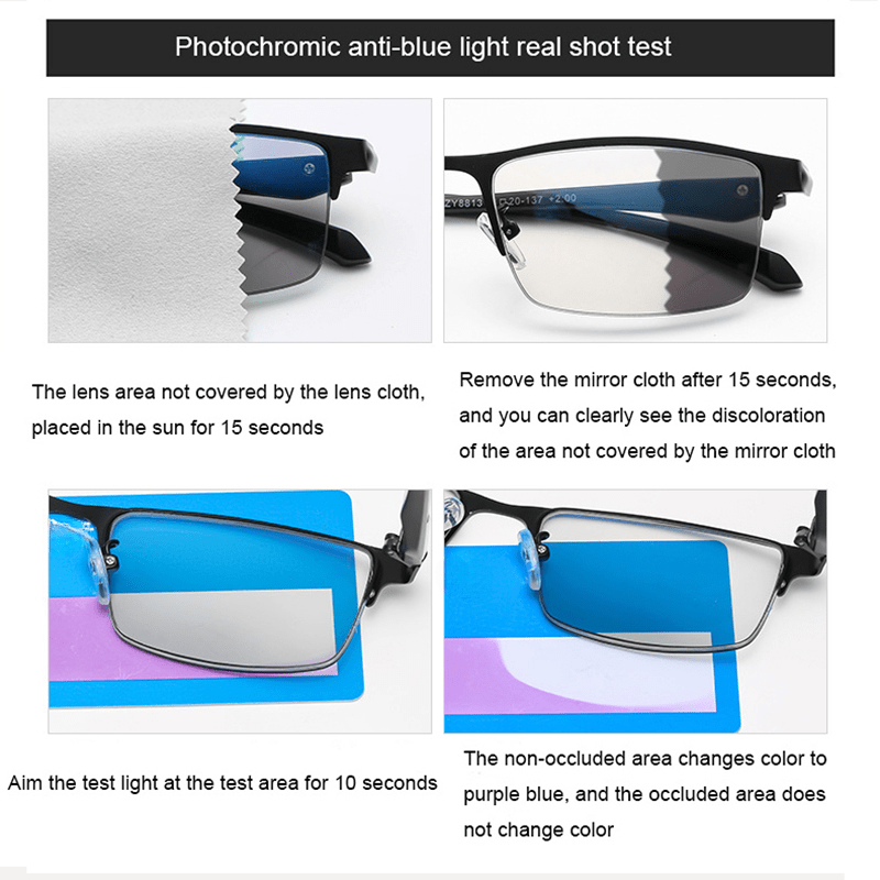 OptiShift - Auto-Tint Progressive Reading Glasses