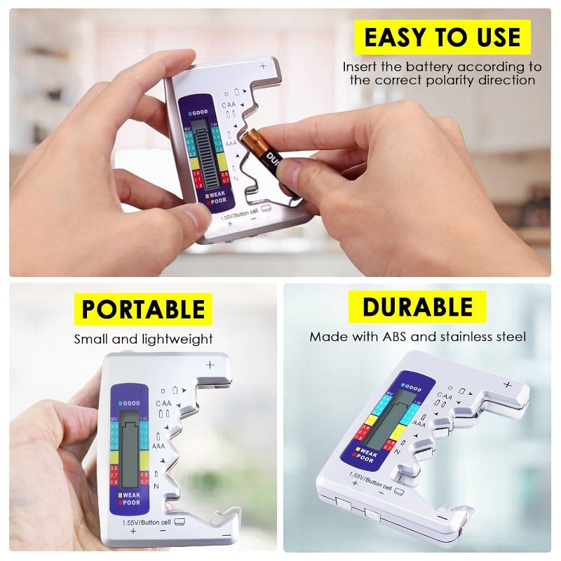 PowerCheck – Digital Battery Tester